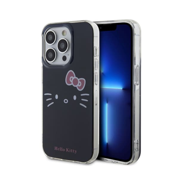 Hello Kitty IML Kitty Face - iPhone 14 Pro Max-skal (svart)