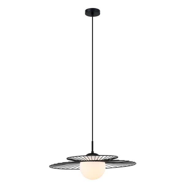 HÆNGELAMPE ALISON 1 E27 SORT ITALUX MDM-4001/1 BK