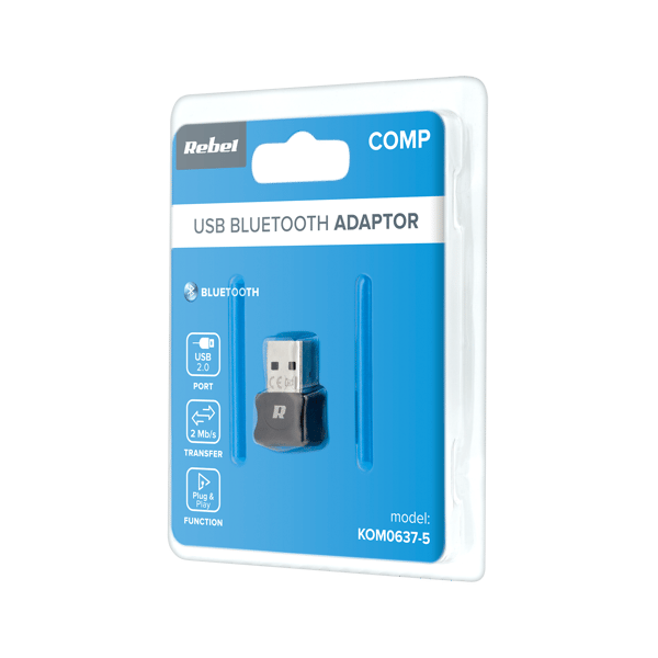 Bluetooth 5.0 USB-adapteri laptopille Plug&Play NanoStick Rebel