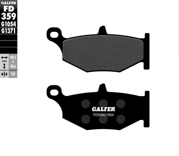 GALFER BROMSBELÄGG KH419 SEMI-METALLIC