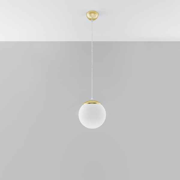 HÄNGLAMPA UGO 1 E27 VIT SOLLUX SL.0715