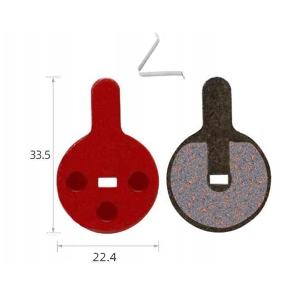 2 par - bremseklodser til KUGOO KuKirin G2 PRO / G2 MAX / G3