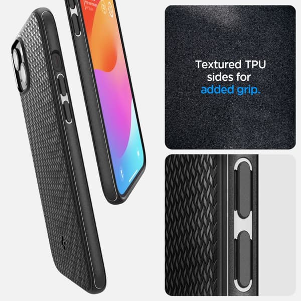 SPIGEN MAG ARMOR MAGSAFE IPHONE 15 MATTSVART