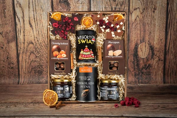 Gavekurv te og chokolade gave højtider