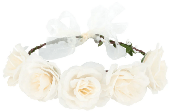 Pannband Nattvardskrans Blommor Rosor Möhippa