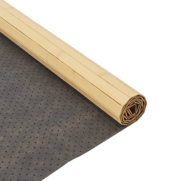vidaXL Rektangulär matta, ljus naturfärgad, 80x100 cm, bambu