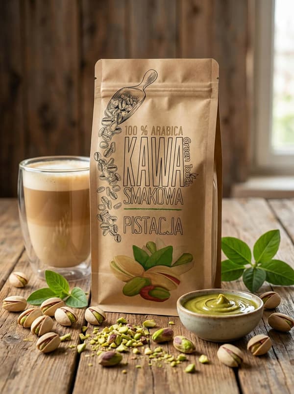 Green Touch mald kaffe pistachio arabica 250 g