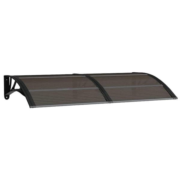 vidaXL Ovikoski musta 150x75 cm polykarbonaatti