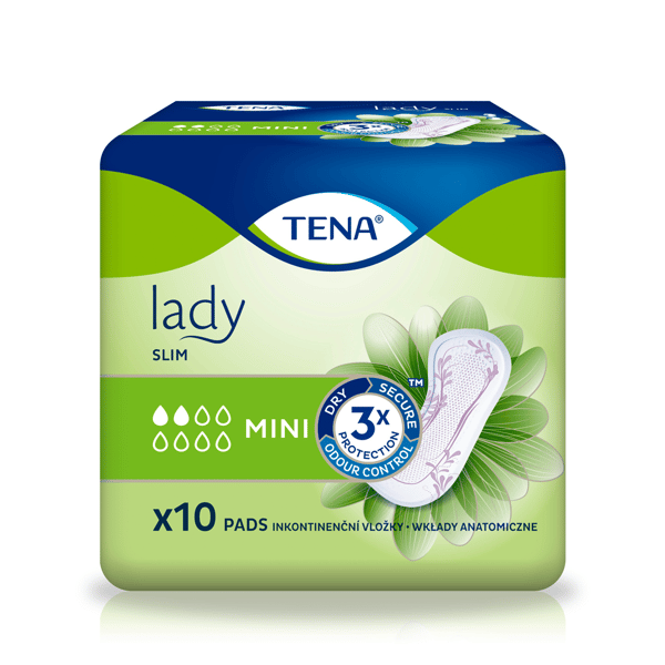 Tena Lady Slim Mini -kuusisiteet 10 kpl