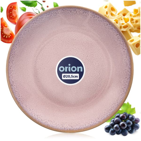 Desserttallrik keramisk rosa GLAZE 20,5 cm