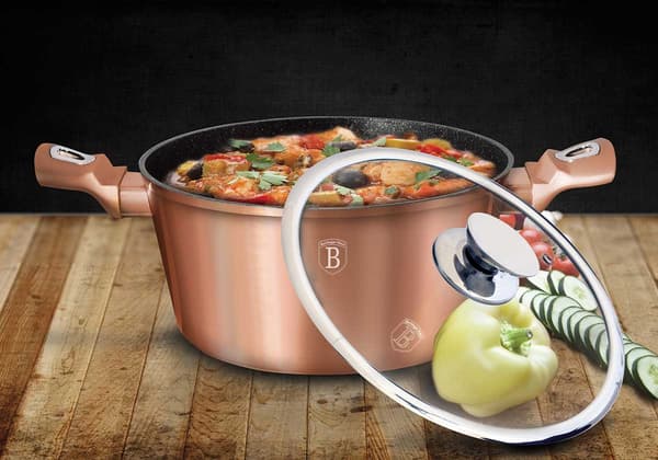 GRANITKRUKA 30cm BERLINGER HAUS BH-6194 ROSÉGULD