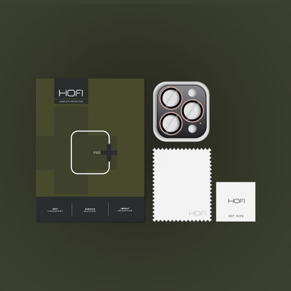 HOFI CAMRING PRO+ KAMERACOVER TIL IPHONE 16 PRO / 16 PRO MAX DESERT TITANIUM