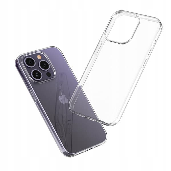 iPhone 15 Pro Ultra Clear -kotelo, läpinäkyvä
