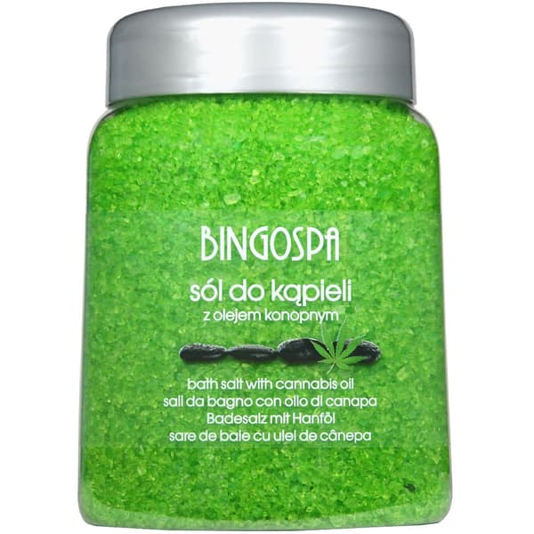 Badsalt hampaoljylla 850 g