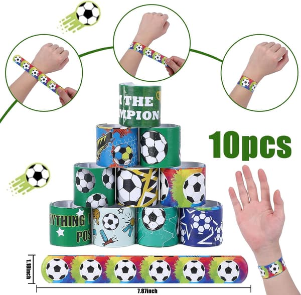 FODBOLDFANSÆT LEGETØJ ARMBÅND FLØJTER TATOVERINGER RINGE