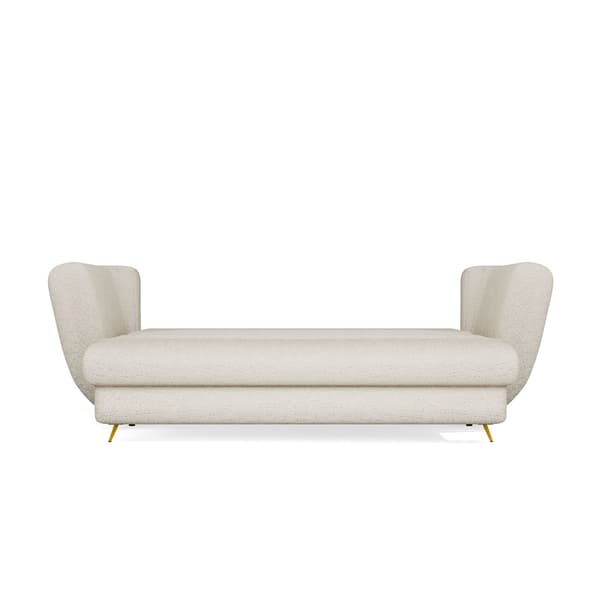 SARIS 3-SITS SOFFA MED SOFUNKTION BEIGE GYLLENE BEN FÖR VARDAGSRUM FÖR VARDAGSRUM