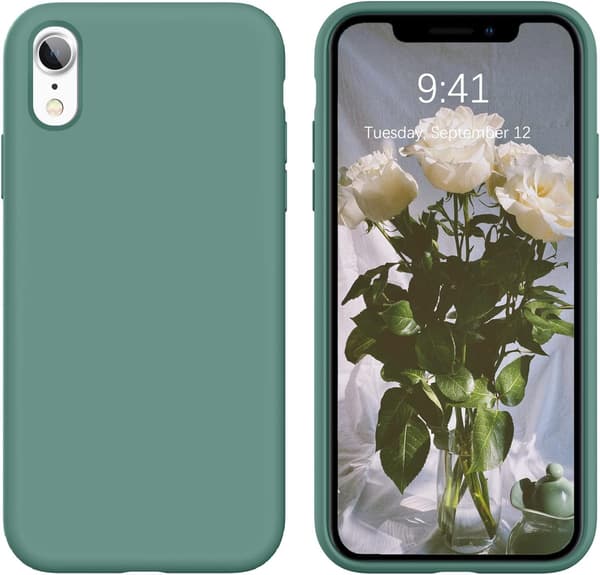 APPLE IPHONE XR SILIKONE ETUI GRØNT