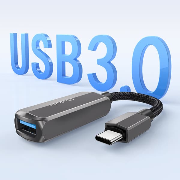 MCDODO USB-C TIL USB OTG ADAPTER USB-A ADAPTER PENNEDRIVE KABEL OPLADNING