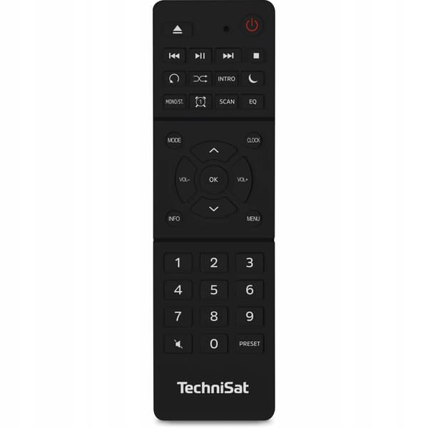 TechniSat CD DAB+ FM Bluetooth USB 2×5 W DIGITRADIO 372 sort radio