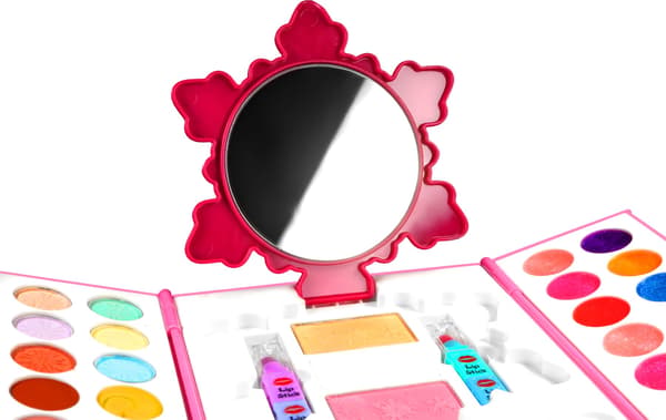 Kosmetiksæt til børn, etui, negle, makeup, makeup-tilbehør