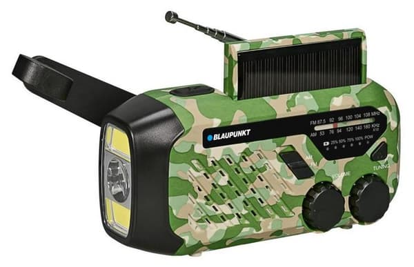 BLAUPUNKT ER10GC Selviytymisradio Vihreä-Musta