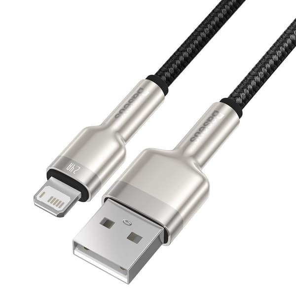 Baseus Cafule USB till Lightning-kabel, 2.4A, 1m (svart)
