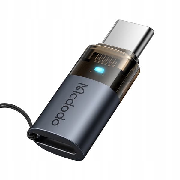 MCDODO USB-C-ADAPTER USB TYP C FÖR LIGHTNING IPHONE 17 PRO LED