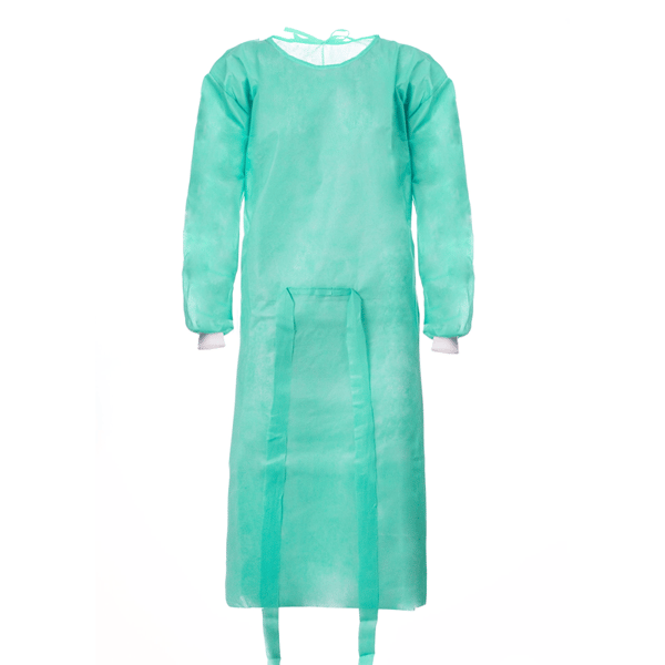 Engångsförkläde XL med manschett (24 g non-woven) 10 st