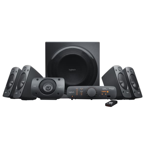 Logitech Z906 5.1 computerhøjttalere, 500 W RMS, sort