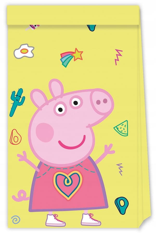 Peppa Pig paperipussit lahjoiksi 4 kpl