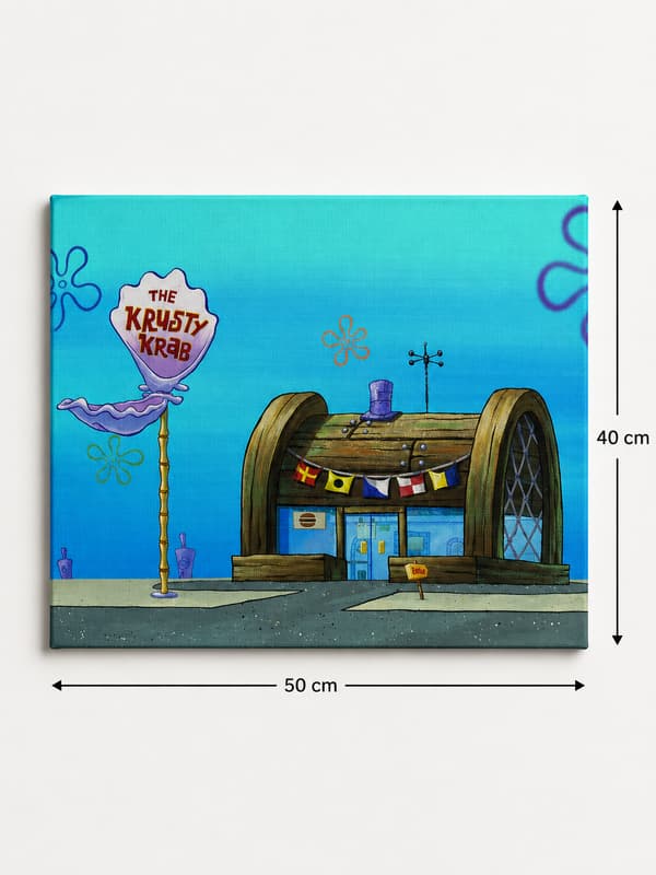 Maling efter numre SpongeBob Krusty Krab 50x40 cm