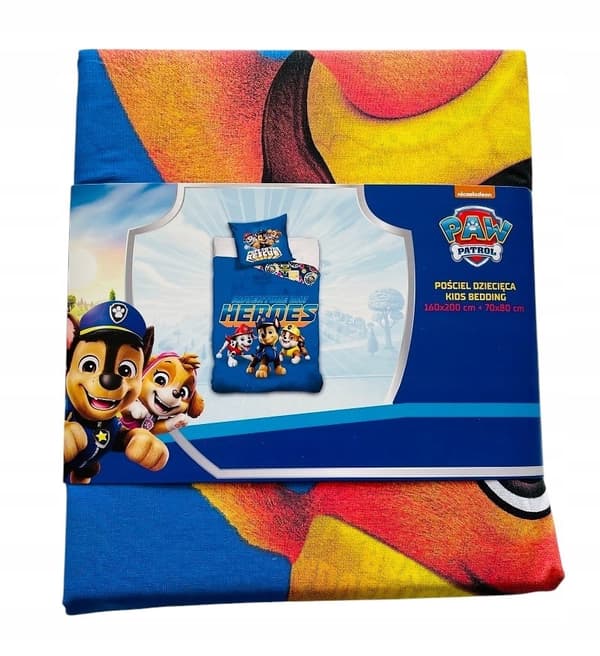 PAW PATROL Bäddset 160 x 200 cm Blå BOMULL BARN