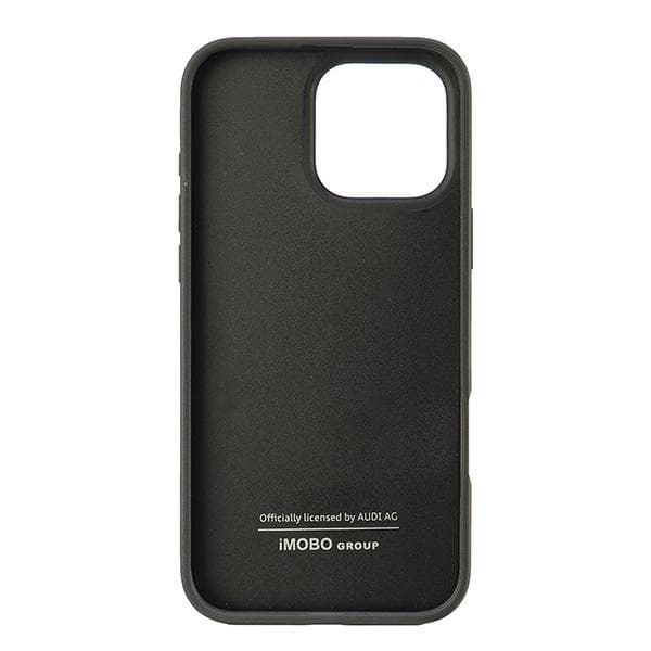 Audi kunstlæder iPhone 16 Pro Max 6,9" sort/sort hårdt cover AU-TPUPCIP16PM-GT/D2-BK