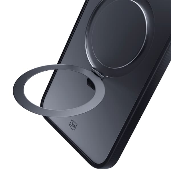 Apple iPhone 16 plus - 3mk Smoke-skal Mag&Stativ