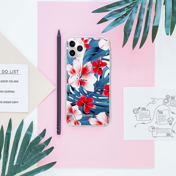 Crong Blomsteretui - iPhone 11 Pro Etui (mønster 03)
