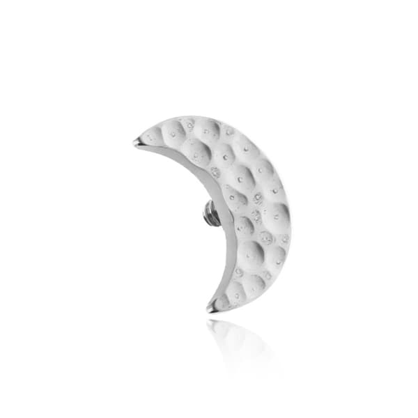 Titanium månemøtrik - sølv - TNA-068 1,2 mm