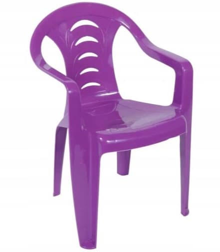 Tola violetti puutarhatuoli lapsille