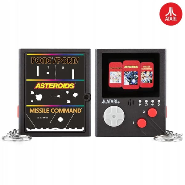 Officiel Atari 3-i-1-konsol, en RETRO-klassiker i lommeformat