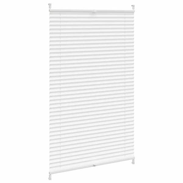 Plissegardin, hvid (80x100cm)