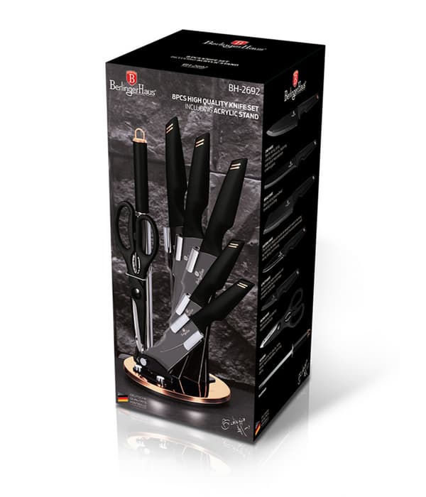 BERLINGER HAUS BH-2692 KNIVSÆT I STATIV