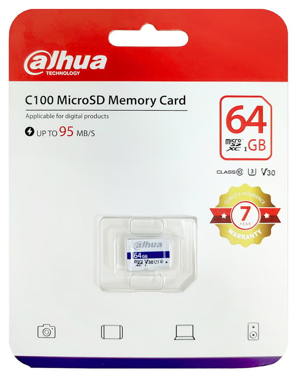 TF-C100/64GB 64GB Dahua minneskort