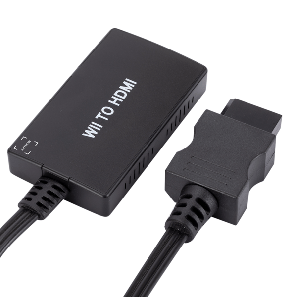 Wii Nintendo til HDMI konverter med audio jack adapter kabel