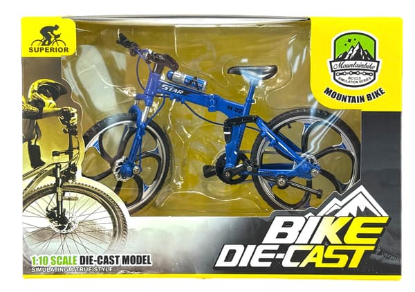 "STAR" BLÅ MOUNTAIN MATEL-CYKEL 1:10