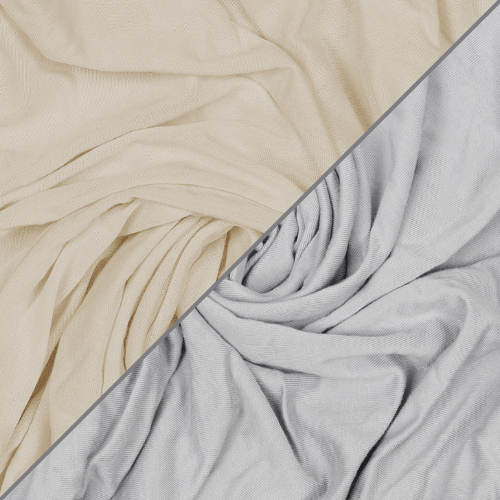 BAMBOO Skötbordsöverdrag 2-pack 50x70/80 Beige
