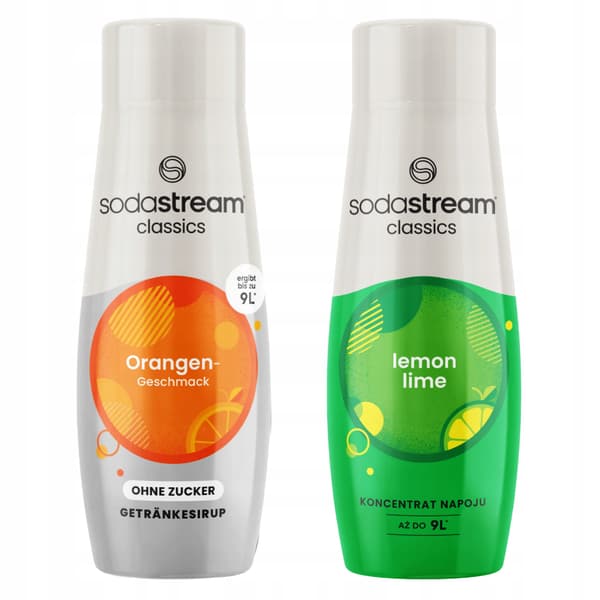 SodaStream Orange Zero Sirap Sockerfri Apelsin + Citron Lime