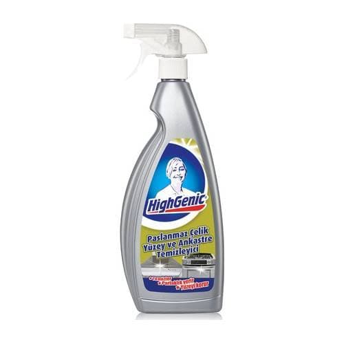 HighGenic - rengøringsspray til overflader i rustfrit stål 750 ml