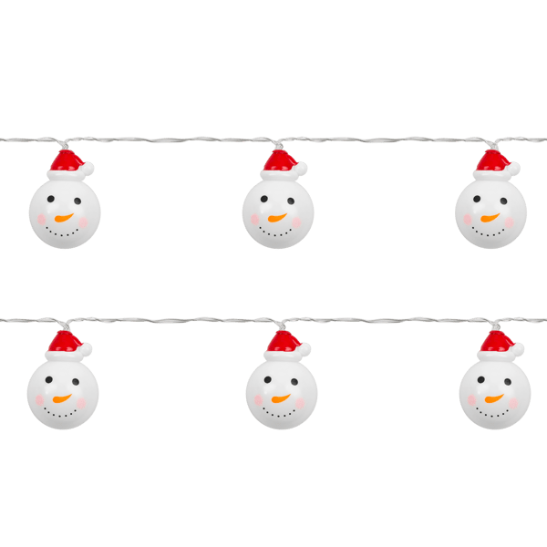Rebel snögubbe inomhus batteri julgransbelysning