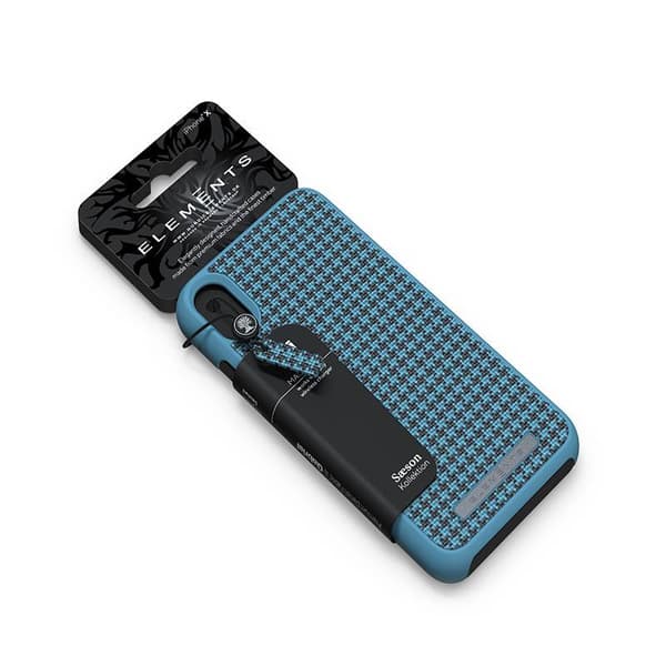Nordic Elements Saeson Idun - iPhone Xs Max stofcover (petrol)