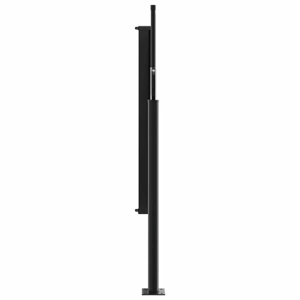 vidaXL udtrækkelig sidemarkise sort 100x500 cm