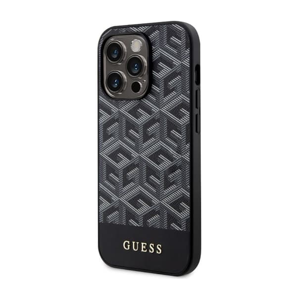 Guess GCube Stripes MagSafe - iPhone 14 Pro cover (sort)